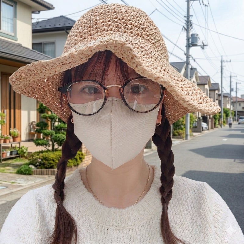 秒速でバレた保育参観での変装の画像