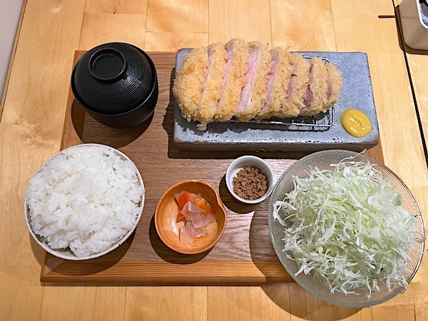 上ロース定食の至福のひとときの画像