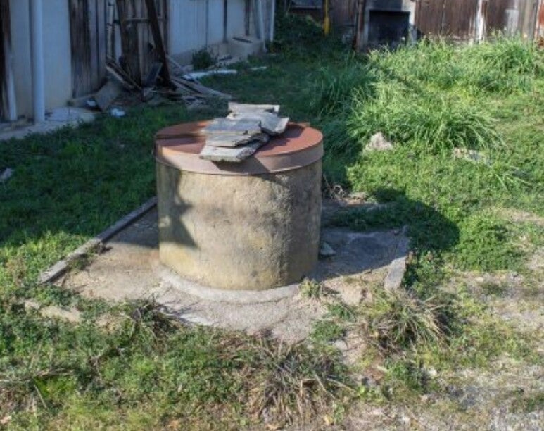 埋めた井戸にいた水龍の怒りの画像