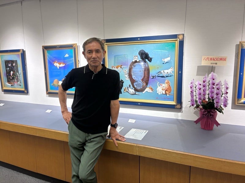 田中健 出逢った歌姫の絵画展訪問の画像
