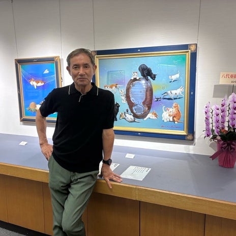 田中健 出逢った歌姫の絵画展訪問の画像