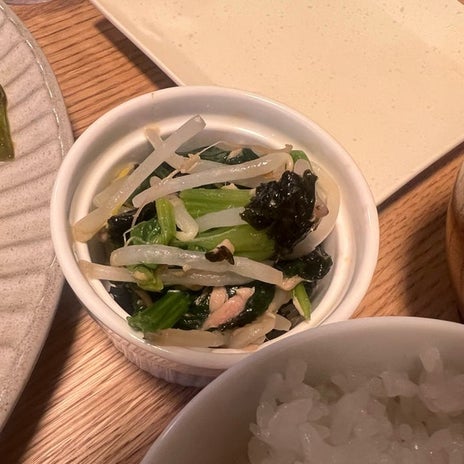 学校給食で人気の海苔酢あえの画像