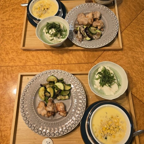 塩麹につけた美味しい鶏肉の唐揚げの画像