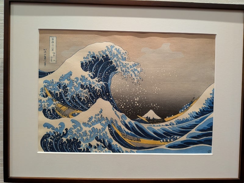 日本人は私一人だった浮世絵鑑賞の画像