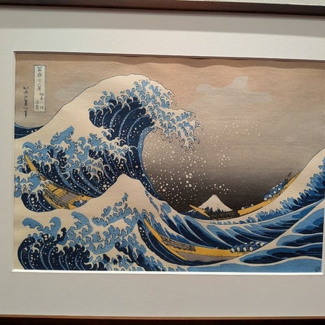 日本人は私一人だった浮世絵鑑賞の画像