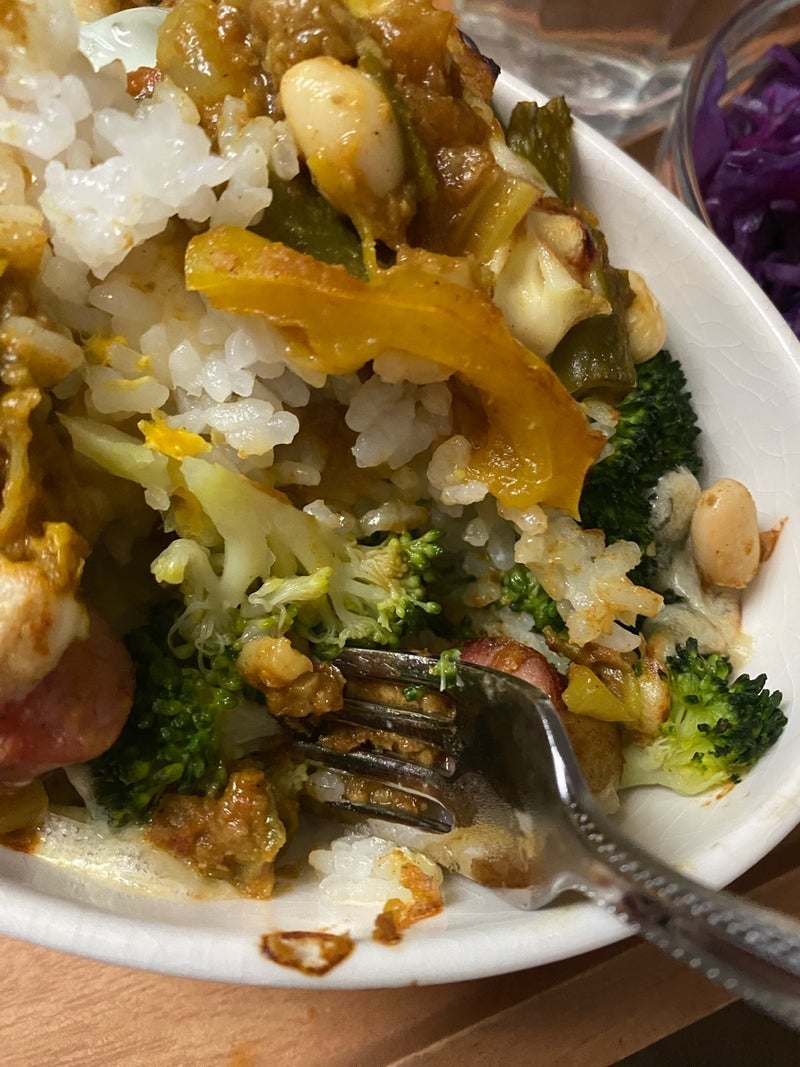 たんぱく質を強化した残り物ドリアの画像