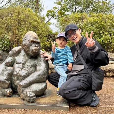 おばたのお兄さん 息子と上野動物園の画像