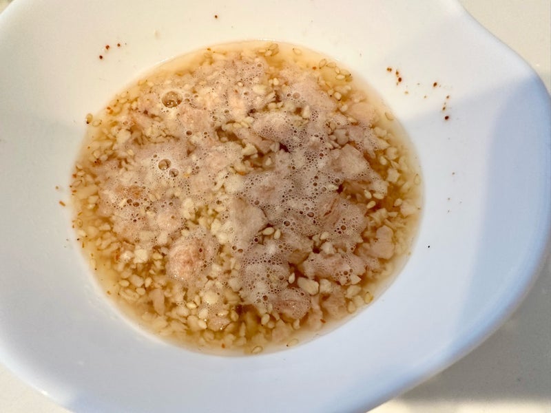 食べる量を抑えられた雑炊スープの画像