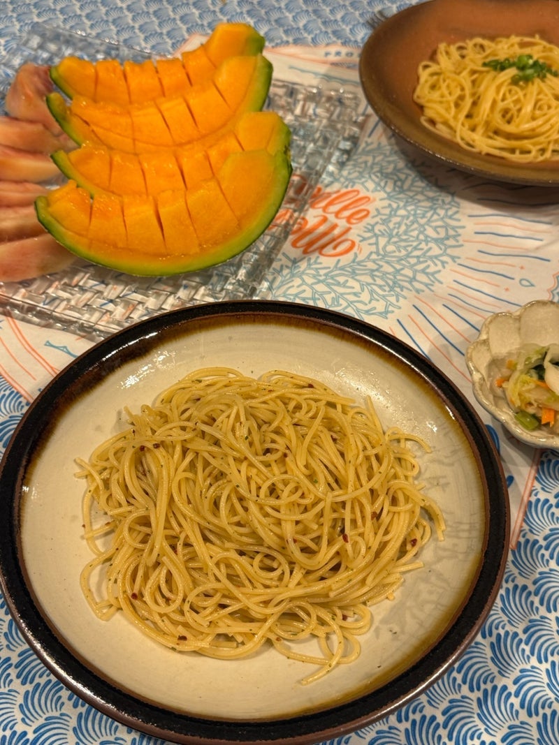 だいたの夫 空腹で頬張ったパスタの画像