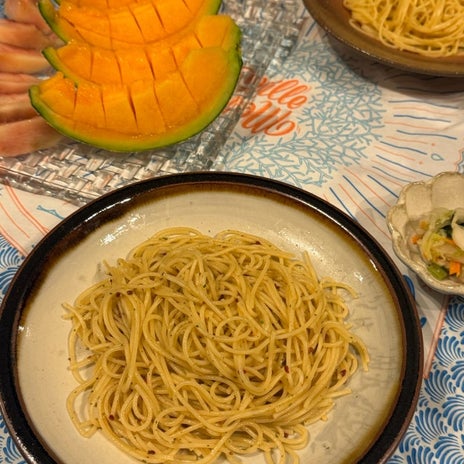だいたの夫 空腹で頬張ったパスタの画像