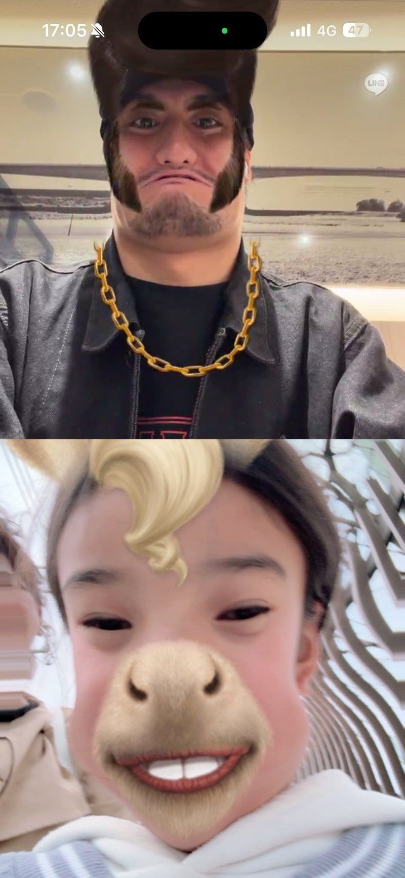 クロ 彼に懐く娘からの嬉しい言葉の画像