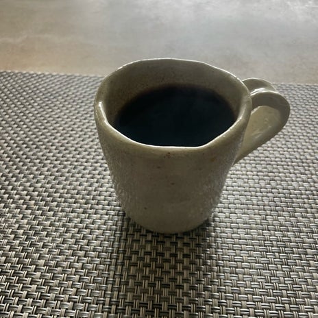 團十郎 帰宅して雨空とコーヒーの画像