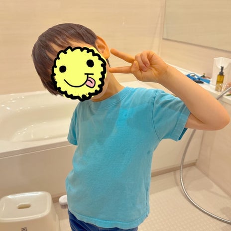 小倉優子 お手伝いをしてくれる三男の画像