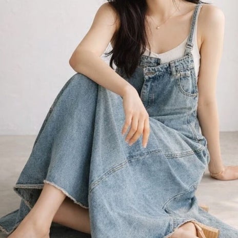 渡辺美奈代 大人気のデニムワンピの画像
