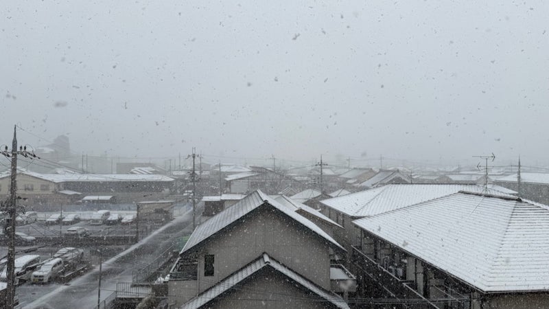 警報級の寒波でゴルフコンペ中止の画像