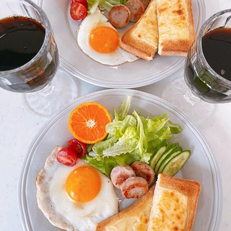 細川直美 楽しんで作った朝食の画像