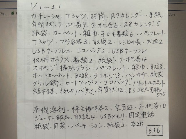 母が残した迷惑だと思ったモノの画像