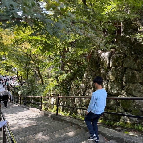 團十郎 人生で初めて訪れた清水寺の画像