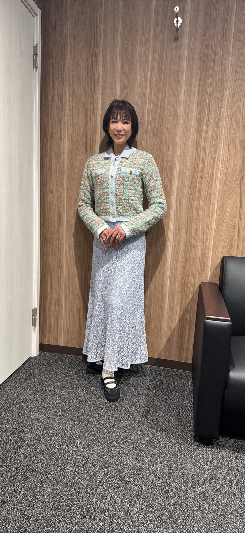 堀ちえみ インタビューの春衣装の画像