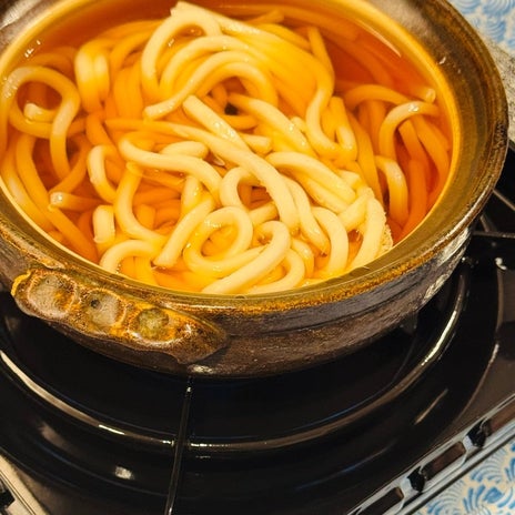 だいた カセットコンロで晩ご飯の画像
