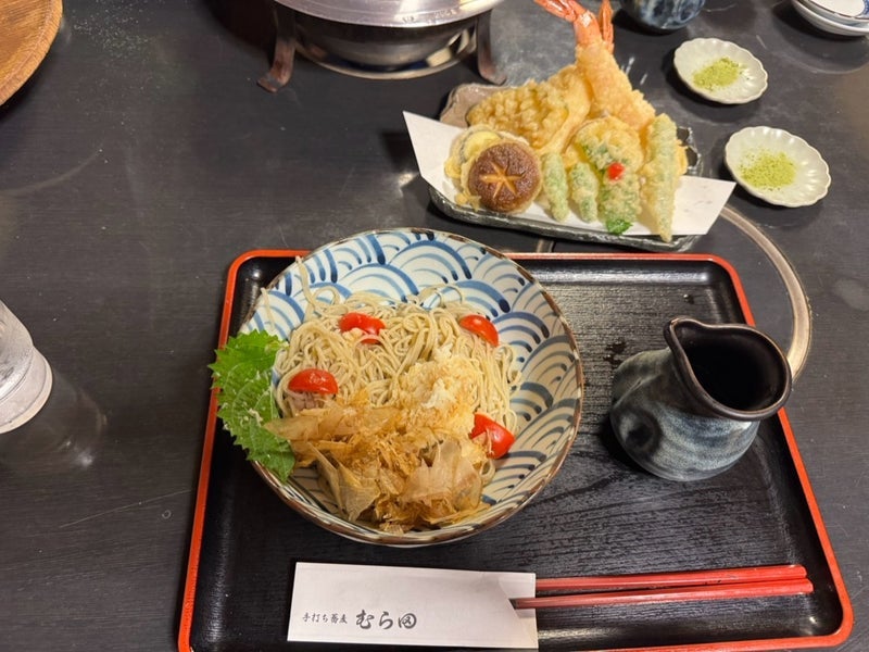 旅行前の娘のリクエストだったお蕎麦の画像