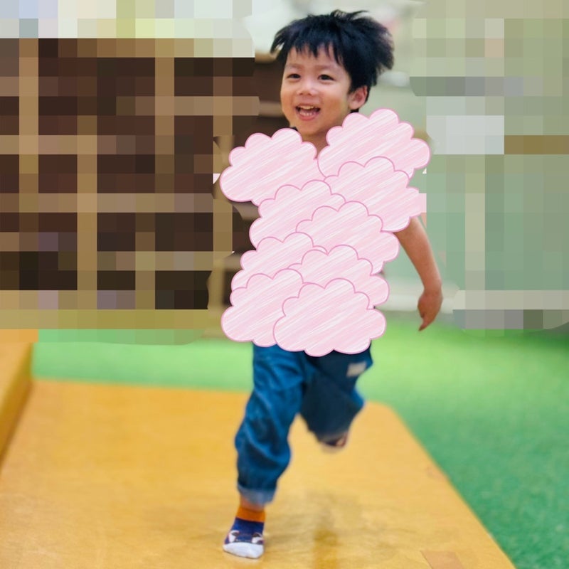 だいた 息子の為に移動した遊び場の画像