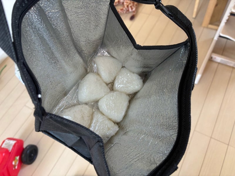 美優 白米おにぎり持参でBBQの画像