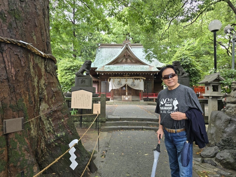 高橋英樹 いつも詣でる熱海の神社の画像