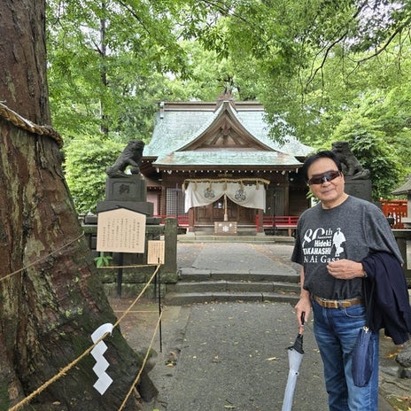 高橋英樹 いつも詣でる熱海の神社の画像
