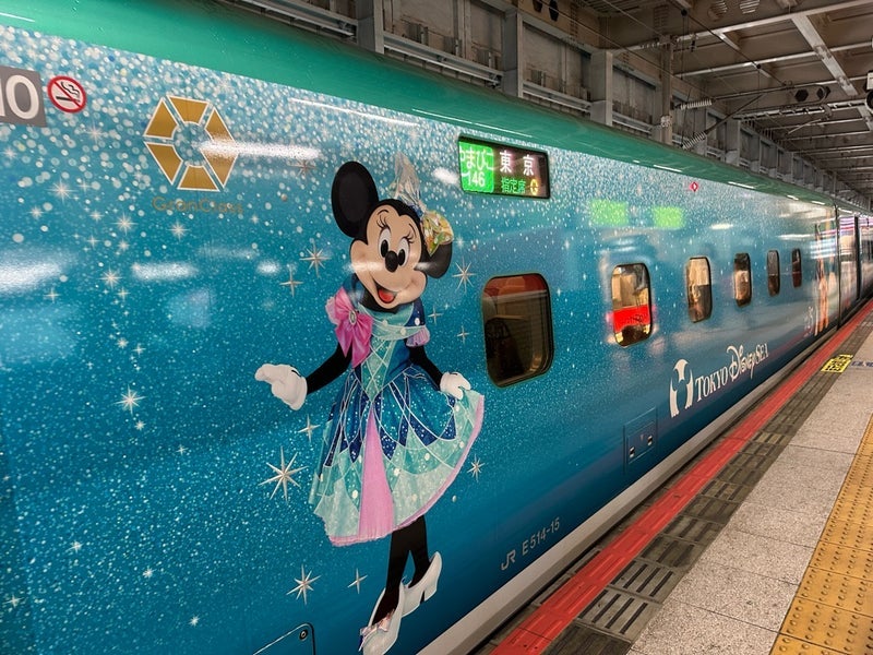 行きも帰りも乗れたラッキーな新幹線の画像