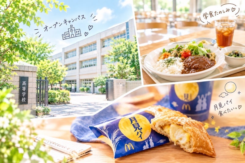 娘がいない夫婦だけの高校見学の画像