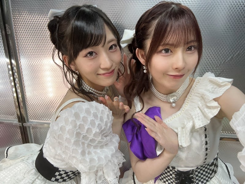 LIVEの時にやってもらった可愛い髪型の画像