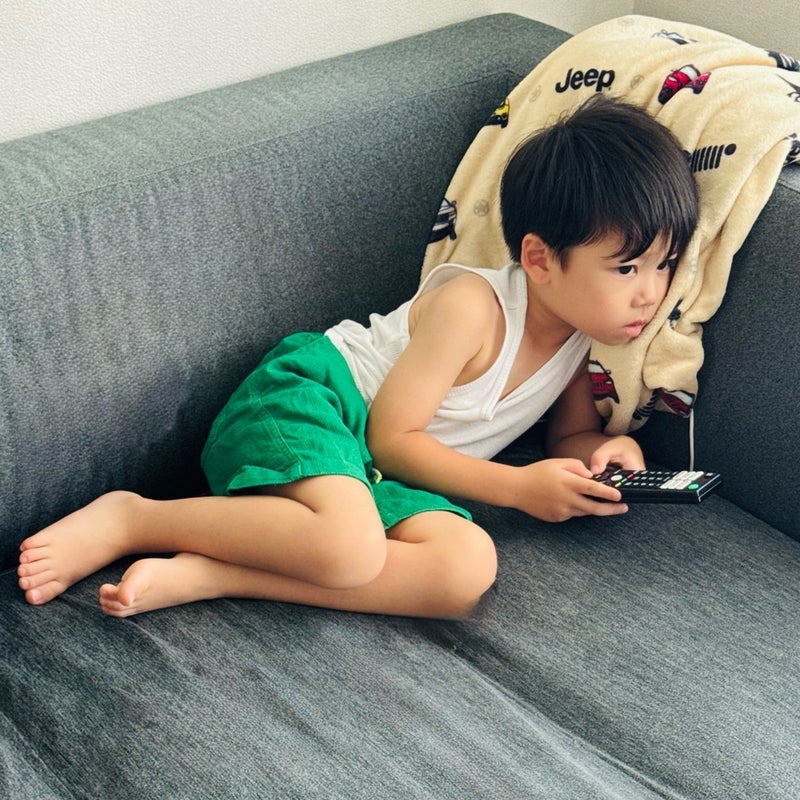 だいた 息子のノールックリモコンの画像