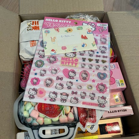 平野ノラ 友から届いた韓国土産の画像