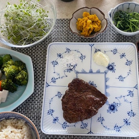 團十郎 ある日の朝ごはんの様子の画像