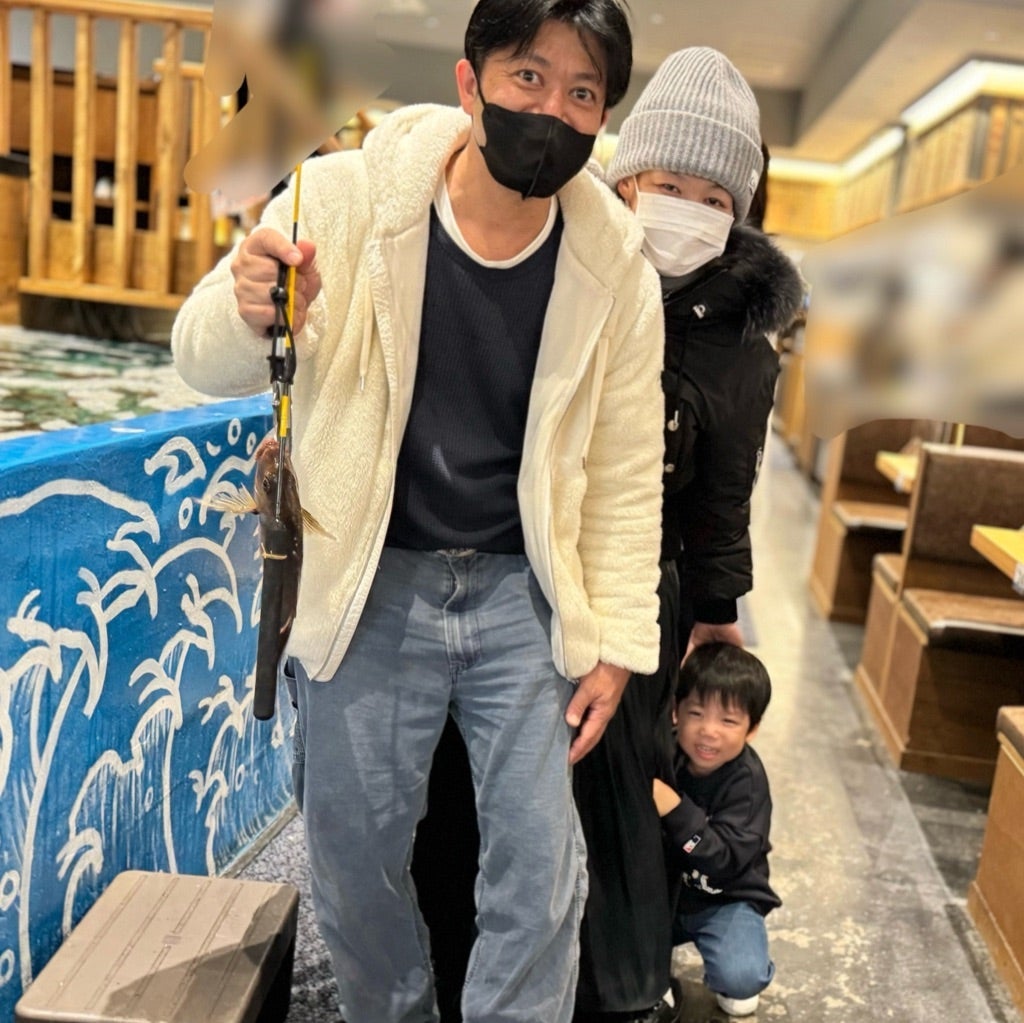 だいたの夫 息子と釣り堀を検討の画像
