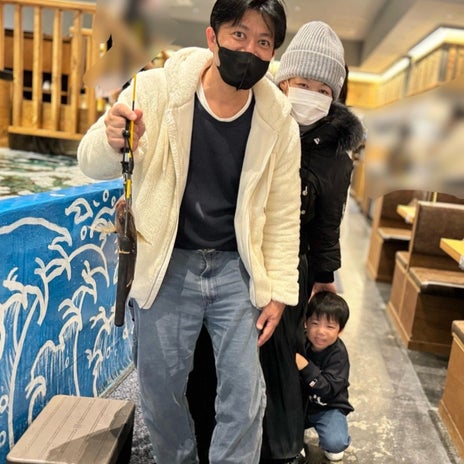 だいたの夫 息子と釣り堀を検討の画像