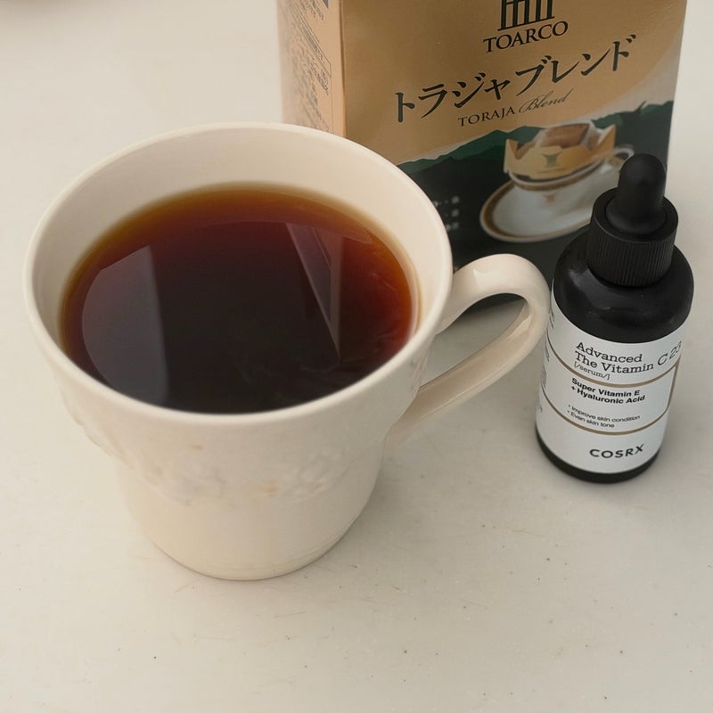 だいた 朝風呂後の冷蔵している美容液の画像