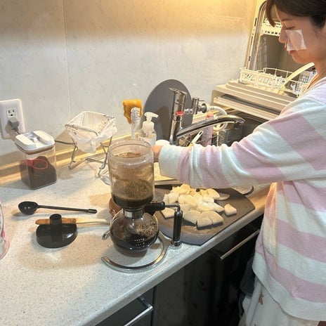 お宮参りキャンセルになった日の朝食の画像