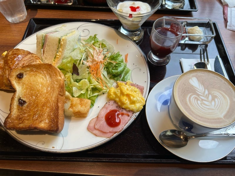 ボリュームがあったモーニングセットの画像