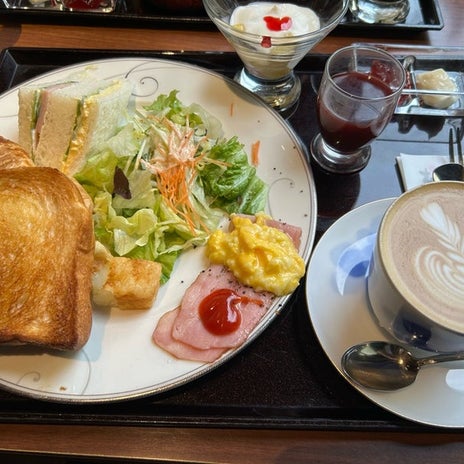 ボリュームがあったモーニングセットの画像