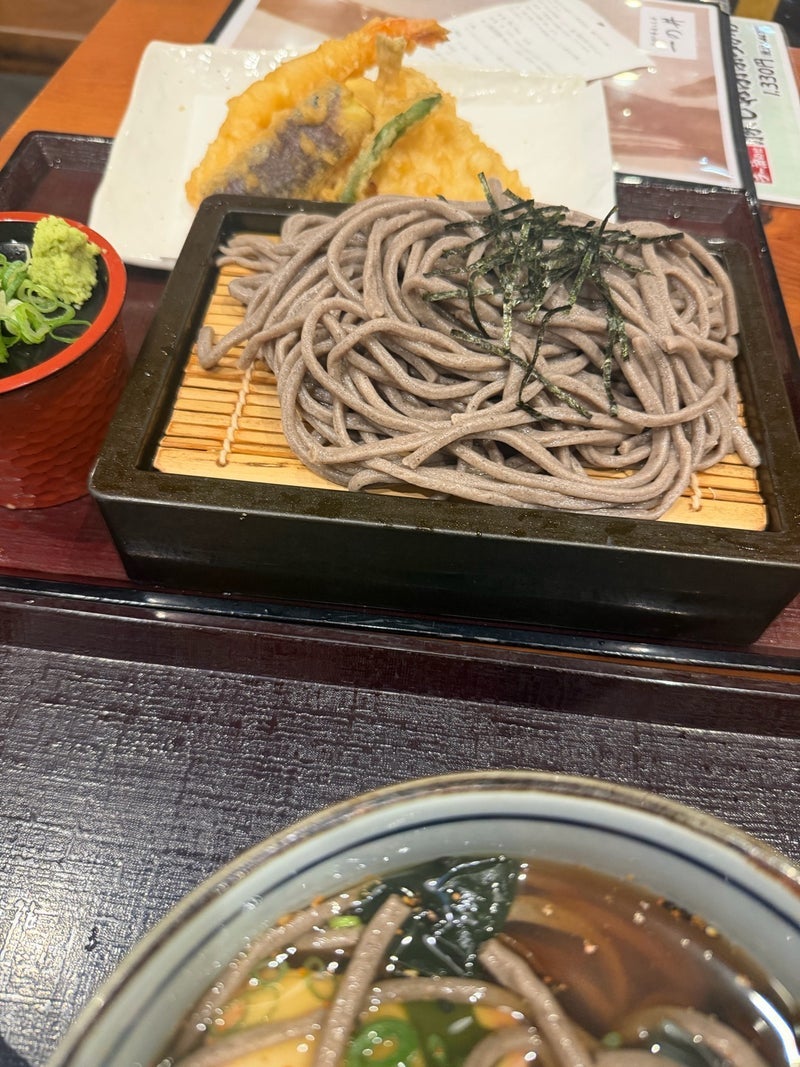 小原 大盛りが足りず蕎麦2種注文の画像