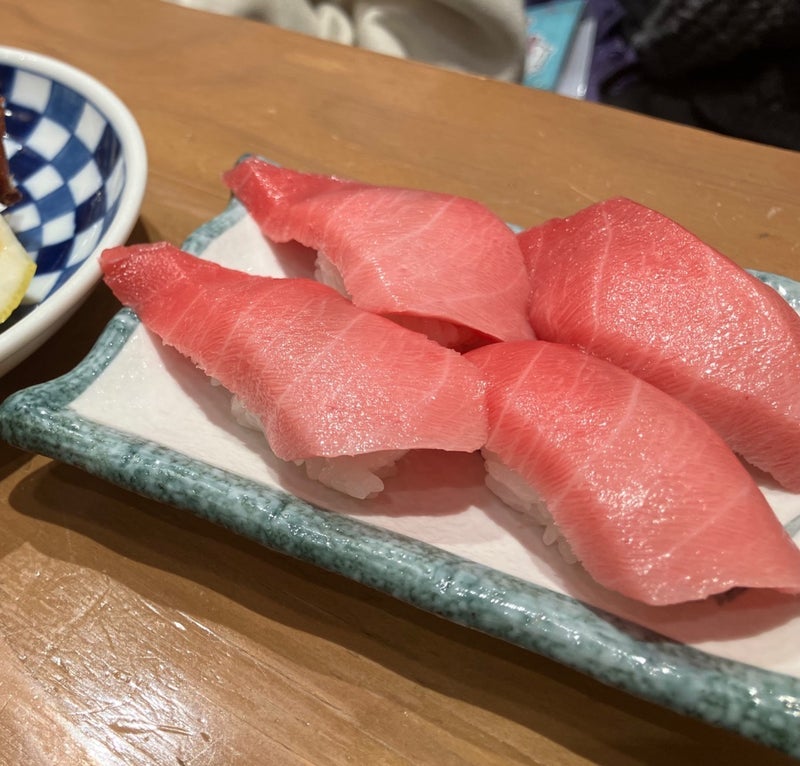 中トロを何度も注文した長女の会計の画像