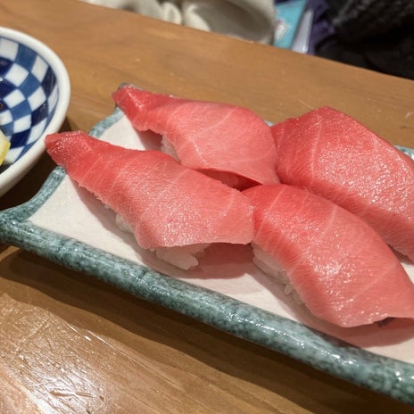 中トロを何度も注文した長女の会計の画像