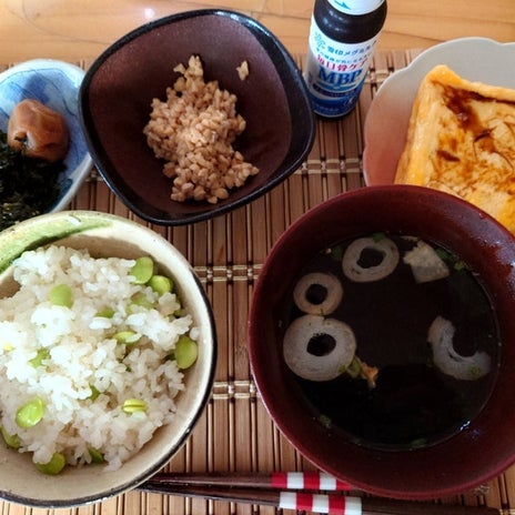 秋野 冷蔵庫にあるもので作った和食の画像