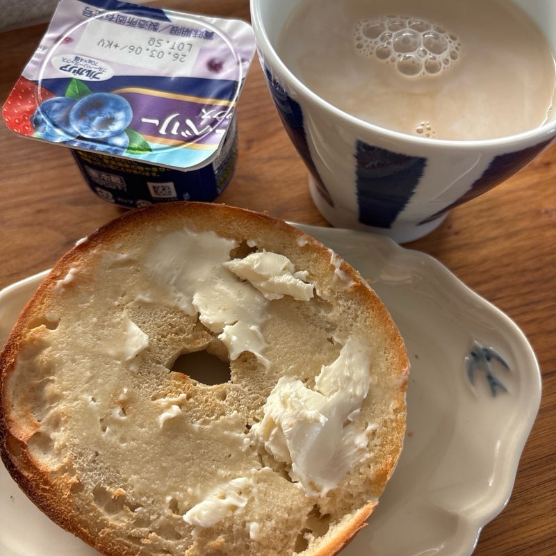 パスタが来た途端に娘がお目覚めの画像