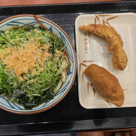 丸亀のかけ並と正体不明の物体の画像