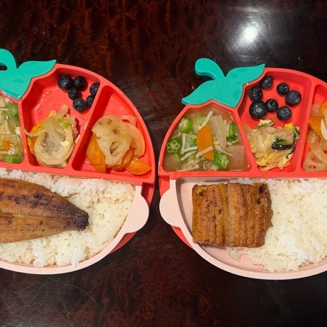 魚が苦手な娘が食べたふかふか鰻の画像