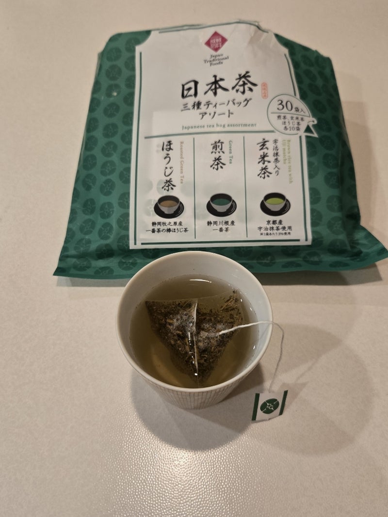 夕べ飲んだ簡単で美味しい日本茶の画像
