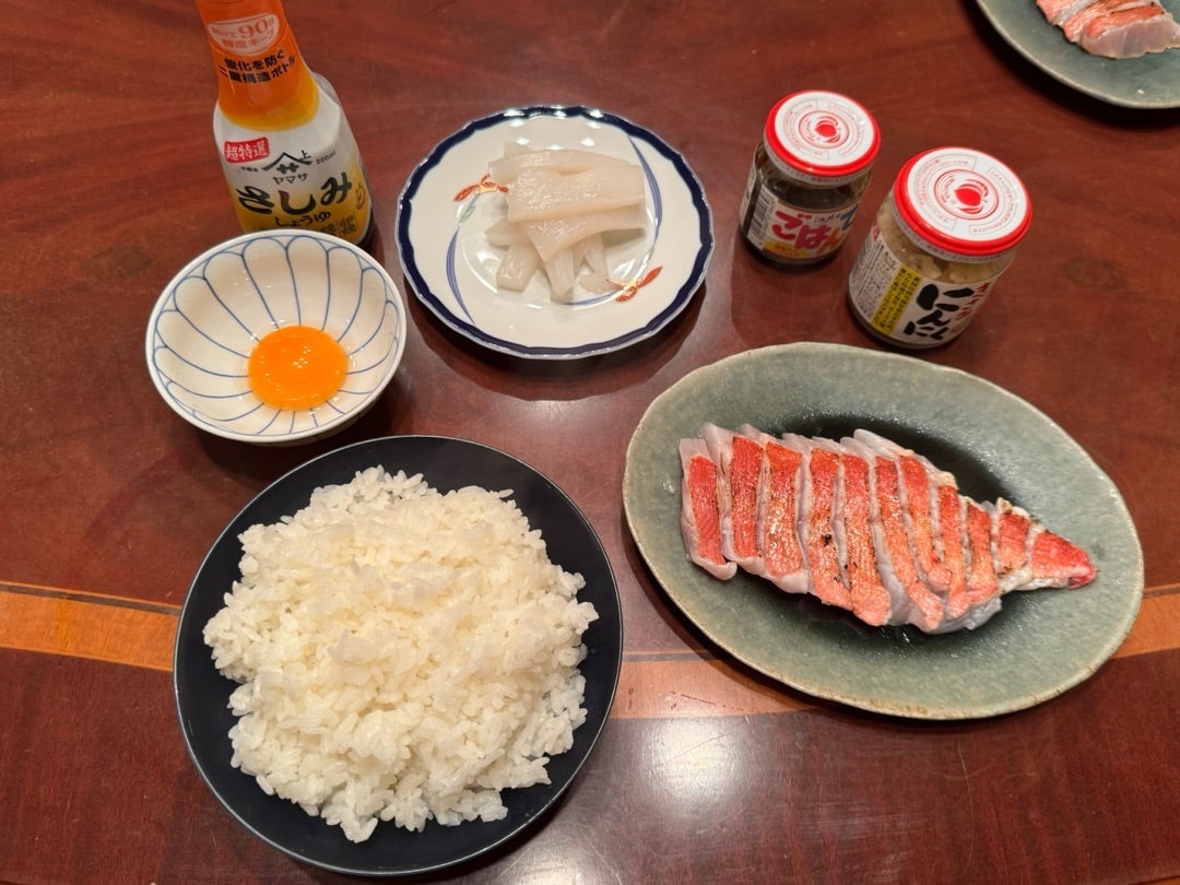 若乃花 卵以外全部頂き物の夕食